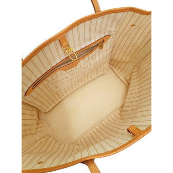 Louis Vuitton Damier Azur White Neverfull Tote Bag - Picture 3 of 8